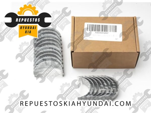 Kit Casquete de biela y bancada – Kit Cojinete de biela cigüeñal para Hyundai – Kia, generico, ‎23060-2B000, 23060-2B002, 23060-2b120, 21020 2b100