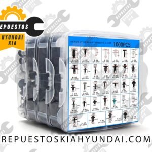 Kit de 1000 Pines Clips Plásticos para Vehículos: Retención para Paneles de Puertas y Carrocería con 32 Tamaños, 	82315-33020, 82315-27000, 82315-2P000, 82315-38000, 85849-3B000