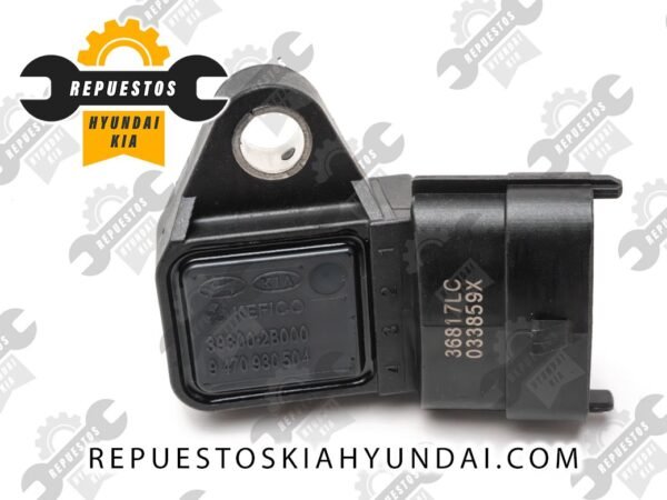 Sensor MAP Original, Sensor de mapa de presión de aire absoluta del colector admisión de aire Para Hyundai – Kia 39300-2B000, 39300-2B100, 39300-03000, 39300-2B000, 39300-2B100, 39300-03000