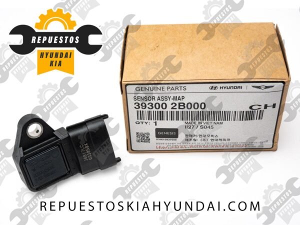 Sensor MAP Original, Sensor de mapa de presión de aire absoluta del colector admisión de aire Para Hyundai – Kia 39300-2B000, 39300-2B100, 39300-03000, 39300-2B000, 39300-2B100, 39300-03000