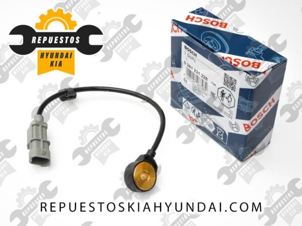 Sensor de detonación Bosch 0 261 231 228 para Hyundai – Kia, 39250 2B000 / OE KS-1-K