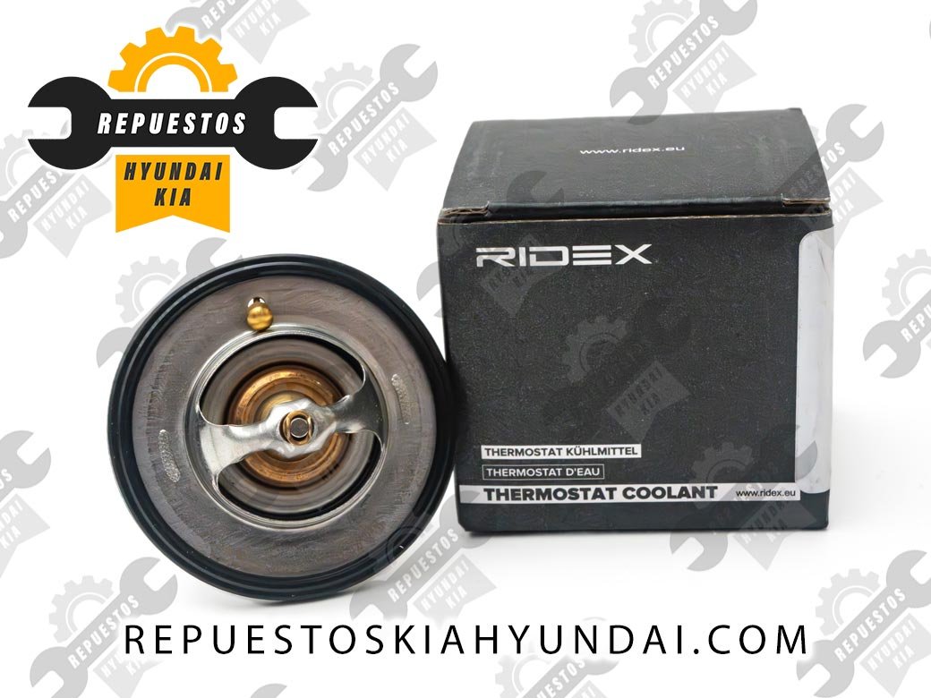 Termostato RIDEX 316T0211, para Hyundai, Kia y Toyota, para motores 3.8L y 3,6L, 25500-3C100, 25500-3C130, 9091603097, 9091603118