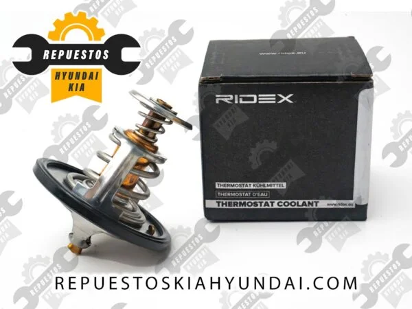 Termostato RIDEX 316T0211, para Hyundai, Kia y Toyota, para motores 3.8L y 3,6L, 25500-3C100, 25500-3C130, 9091603097, 9091603118