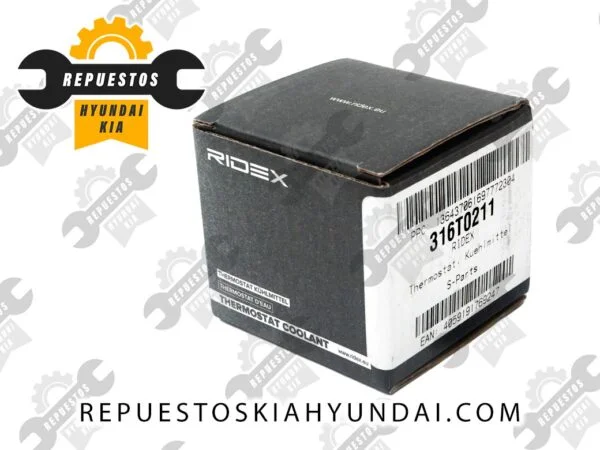 Termostato RIDEX 316T0211, para Hyundai, Kia y Toyota, para motores 3.8L y 3,6L, 25500-3C100, 25500-3C130, 9091603097, 9091603118