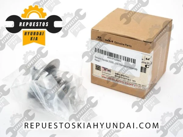 Termostato original Mobis Hyundai – Kia, 25500-23010, 25500-23001