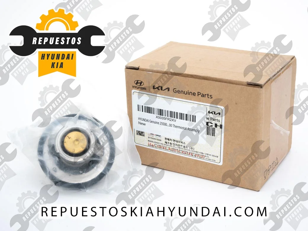 Termostato original Mobis Hyundai – Kia, 25500-2B000, 25500-2B001, 25500-2B400