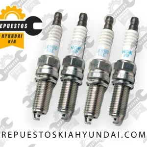 Bujías NGK Originales para Hyundai – Kia – Paquete de 4 unidades, 18843-10062, 18855-10060, 18843-08062